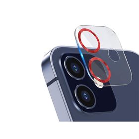 Binano iPhone 12 3D Pro Kırmızı Kamera Koruyucu