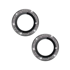 Binano iPhone 12 Diamond Siyah Kamera Koruyucu