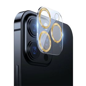 Binano iPhone 12 Pro 3D Pro Roze Altın Kamera Koruyucu