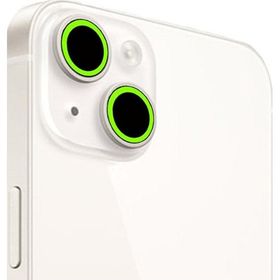 Binano iPhone 13 13 Mini Fosforlu Açık Yeşil Kamera Koruyucu