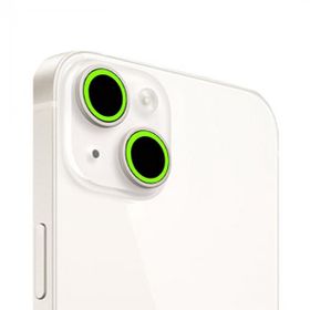 Binano iPhone 13 13 Mini Fosforlu Açık Yeşil Kamera Koruyucu