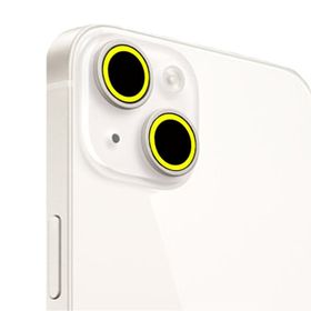 Binano iPhone 13 13 Mini Fosforlu Sarı Kamera Koruyucu