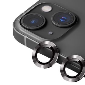 Binano iPhone 14-14 Plus Metal Ring Gri Kamera Koruyucu