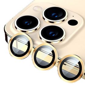 Binano iPhone 14 Pro-14 Pro Max Metal Ring Altın Sarısı Kamera Koruyucu