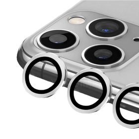 Binano iPhone 14 Pro-14 Pro Max Metal Ring Gümüş Kamera Koruyucu