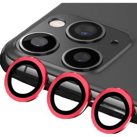 Binano iPhone 14 Pro-14 Pro Max Metal Ring Kırmızı Kamera Koruyucu