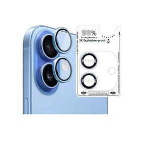 Binano iPhone 17-16-16 Plus Safir Mavi Kamera Koruyucu
