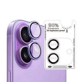 Binano iPhone 17-16-16 Plus Safir Mor Kamera Koruyucu