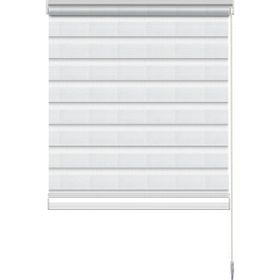 Binbir Perde Beyaz Pileli Düz Zebra 145x200 cm Stor Perde