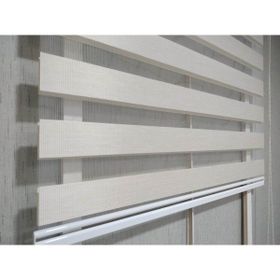 Binbir Perde Kırçıllı Düz Zebra Krem 100x200 cm Stor Perde
