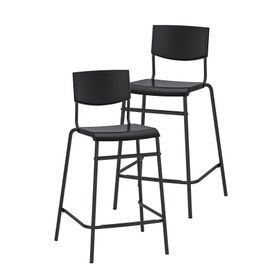 Binbirreyon BC012 Bar Taburesi İç İçe Geçebilir 63 cm Siyah Bar Sandalyesi