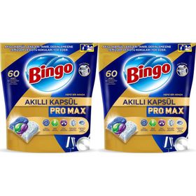 Bingo 120'li Akıllı Kapsül Pro Max Bulaşık Makinesi Deterjanı Tableti