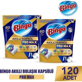 Bingo 120'li Akıllı Kapsül Pro Max Bulaşık Makinesi Deterjanı Tableti