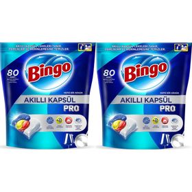 Bingo 160'lı Akıllı Kapsül Pro Max Bulaşık Makinesi Deterjanı Tableti