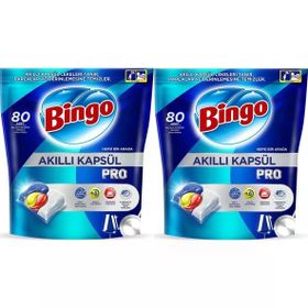 Bingo 160'lı Akıllı Kapsül Pro Max Bulaşık Makinesi Deterjanı Tableti