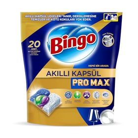 Bingo 20'li Akıllı Kapsül Pro Max Bulaşık Makinesi Deterjanı Tableti