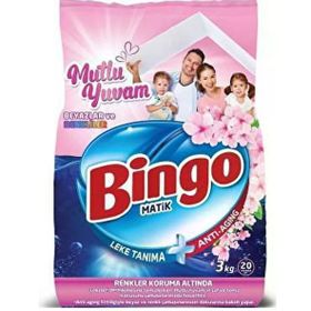 Bingo 3 kg Beyazlar ve Renkliler Toz Deterjan