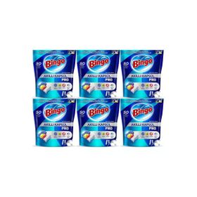 Bingo 300 Adet Limon Kokulu Akıllı Kapsül Pro Bulaşık Makinesi Deterjanı Tableti