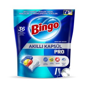 Bingo 36 Tablet Akıllı Kapsül Pro Bulaşık Makinesi Deterjanı