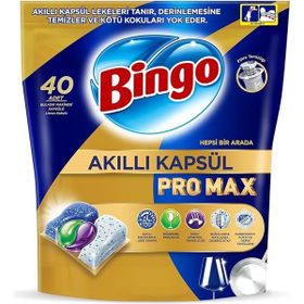 Bingo 40 Tablet Akıllı Kapsül Pro Bulaşık Makinesi Deterjanı