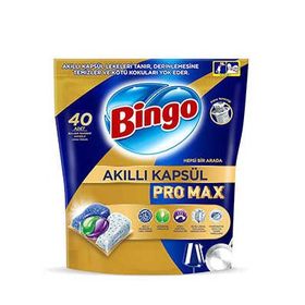 Bingo 40 Tablet Akıllı Kapsül Pro Bulaşık Makinesi Deterjanı