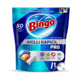 Bingo 50 Tablet Akıllı Kapsül Pro Bulaşık Makinesi Deterjanı
