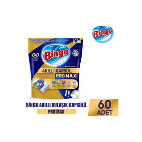 Bingo 60 Tablet Akıllı Kapsül Pro Bulaşık Makinesi Deterjanı
