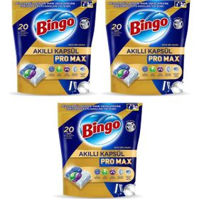 Bingo 60 Tablet Akıllı Kapsül Pro Bulaşık Makinesi Deterjanı
