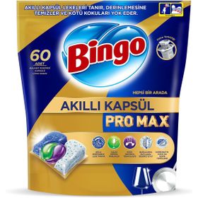 Bingo 60 Tablet Akıllı Kapsül Pro Bulaşık Makinesi Deterjanı