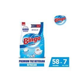 Bingo 7 kg Beyaz Premium Toz Çamaşır Deterjanı