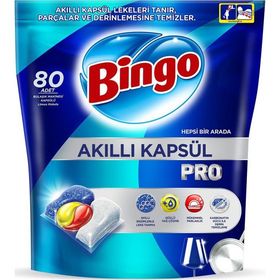 Bingo Akıllı Kapsül Pro 80 Adet Bulaşık Makinesi Tableti