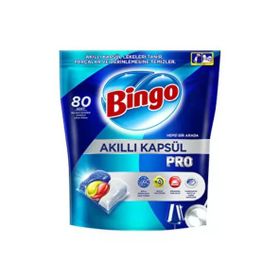 Bingo Akıllı Kapsül Pro 80 Adet Bulaşık Makinesi Tableti