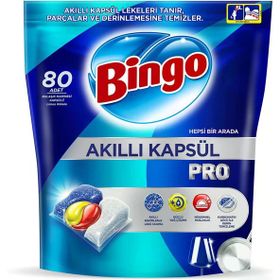 Bingo Akıllı Kapsül Pro 80 Adet Bulaşık Makinesi Tableti