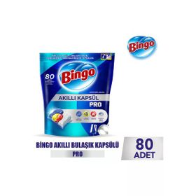Bingo Akıllı Kapsül Pro 80 Adet Bulaşık Makinesi Tableti