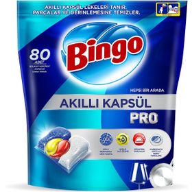 Bingo Akıllı Kapsül Pro 80 Adet Bulaşık Makinesi Tableti