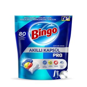 Bingo Akıllı Kapsül Pro 80 Adet Bulaşık Makinesi Tableti