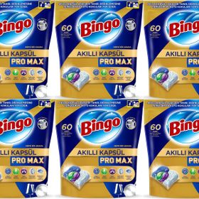 Bingo Akıllı Kapsül Pro Max Tableti 360 Adet Limon Kokulu Bulaşık Makinesi Deterjanı
