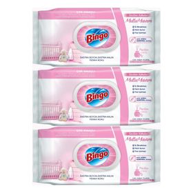 Bingo Clean Sevilen Kokular Mutlu Yuvam 3x96 Yaprak Yüzey Temizlik Havlusu