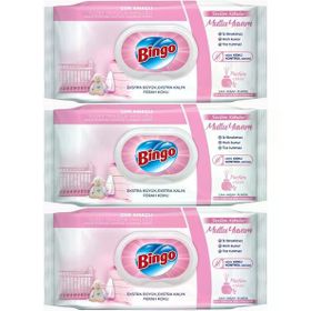 Bingo Clean Sevilen Kokular Mutlu Yuvam 3x96 Yaprak Yüzey Temizlik Havlusu