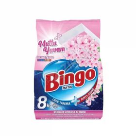 Bingo Matik 8 kg Mutlu Yuvam Renkliler ve Beyazlar Toz Çamaşır Deterjanı