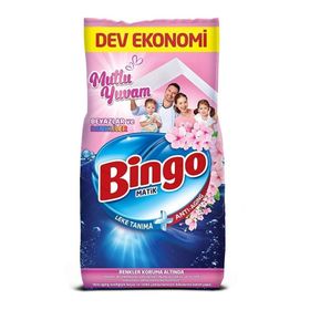 Bingo Matik 8 kg Mutlu Yuvam Renkliler ve Beyazlar Toz Çamaşır Deterjanı