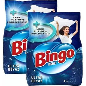 Bingo Matik Ultra Beyaz 4 kg Toz Çamaşır Deterjanı