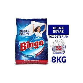 Bingo Matik Ultra Beyaz 4 kg Toz Çamaşır Deterjanı