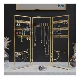 Bino Gold Altın 3'lü Takı Standı