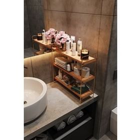 Bino Masa Üstü Düzenleyici Organizer Banyo Rafı