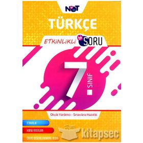 Binot Yayınları 7.Sınıf Türkçe Etkinlikli Bisoru Bankası
