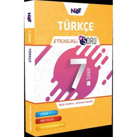 Binot Yayınları 7.Sınıf Türkçe Etkinlikli Bisoru Bankası