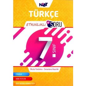 Binot Yayınları 7.Sınıf Türkçe Etkinlikli Bisoru Bankası
