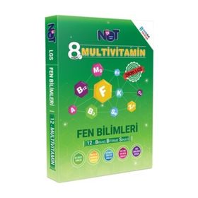 Binot Yayınları 8. Sınıf LGS 1. Dönem Fen Bilimleri Multivitamin 12 Branş Bitirme Sınavı