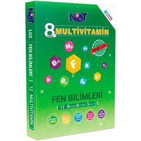Binot Yayınları 8. Sınıf LGS 1. Dönem Fen Bilimleri Multivitamin 12 Branş Bitirme Sınavı
